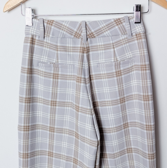 ARITZIA WILFRED Effortless Pants Plaid Purple 0 - Picture 12 of 16